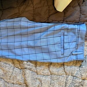 Men's Blue Checkered Pants